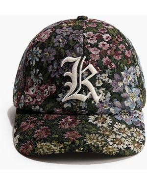 H&M Cap aus Baumwolltwill mit Motivdetail - Schwarz