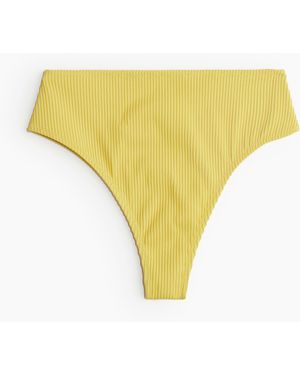 H&M Bikinihose Brazilian - Gelb