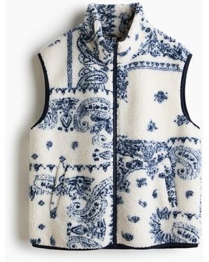 H&M Fleece Bodywarmer - Blauw