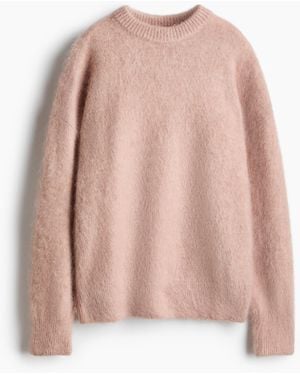 H&M Oversized Mohair-blend Jumper - Roze
