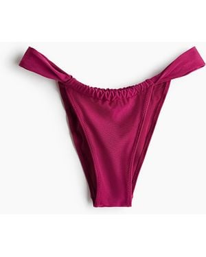 H&M Cheeky Tanga-Bikinihose - Lila