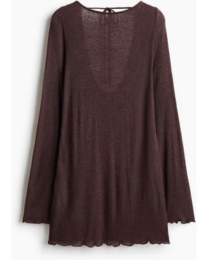 H&M Mini-Strandkleid - Braun