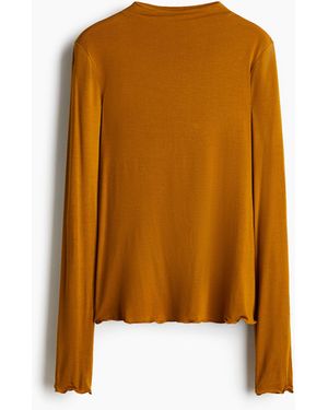 H&M Shirt mit Turtleneck - Orange