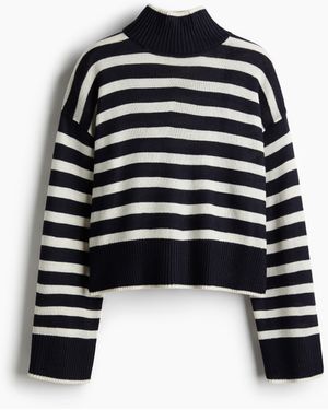 H&M Pullover mit Turtleneck - Blau