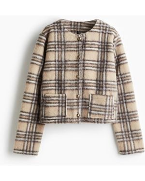 H&M Cardigan in lockerer Passform - Weiß