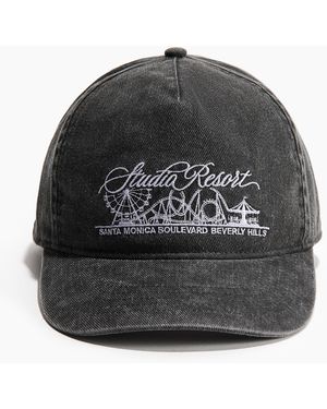 H&M Cap aus Baumwolltwill - Grau