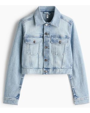 H&M Kurze Jeansjacke - Blau