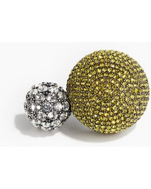 H&M Statement-Ring mit Strasssteinen - Grün