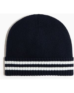 H&M Gerippte Beanie - Blau
