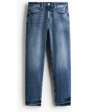 H&M Tapered Jeans - Blauw