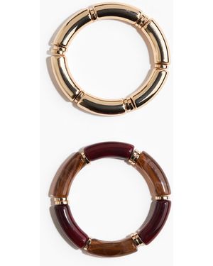H&M 2er-Pack Armbänder - Schwarz