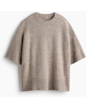 H&M Gebreid T-shirt - Meerkleurig
