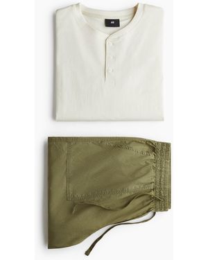 H&M 2-teiliges Loungewear-Set - Mehrfarbig
