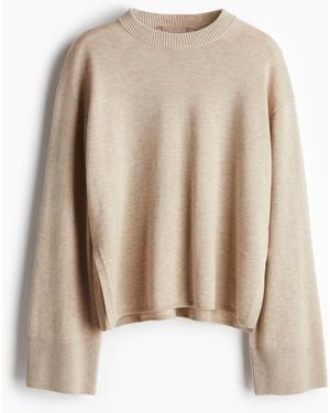 H&M Pullover aus Kaschmirmix - Natur