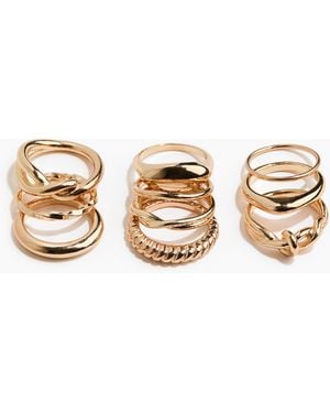 H&M 10er-Pack Ringe - Weiß