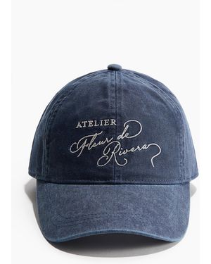 H&M Twillcap mit Motivstickerei - Blau