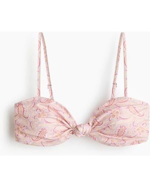 H&M Padded Bikinitop - Roze