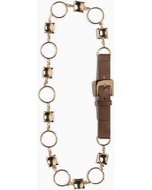 H&M Chain waist belt - Weiß