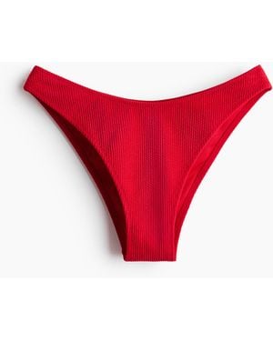 H&M Cheeky Bikinihose - Rot
