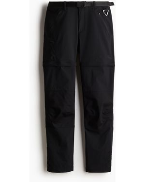 H&M Wasserabweisende Hiking-Hose zum Abzippen - Schwarz