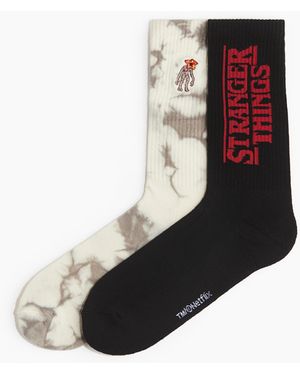 H&M 2er-Pack Socken - Schwarz