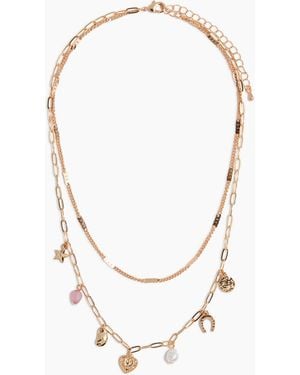 H&M Zweireihige Halskette - Weiß