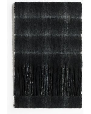 H&M Gestrickter Schal - Schwarz