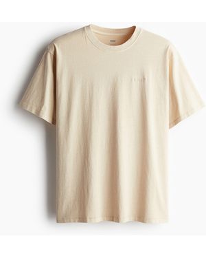 H&M Men's Rot Tab Vintage T-shirt - Natur