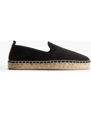 H&M Espadrilles aus Canvas - Schwarz