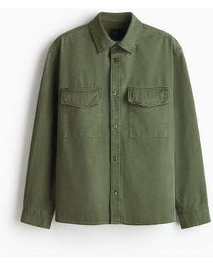 H&M Utilityoverhemd - Groen