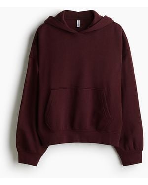 H&M Oversized Hoodie - Rot