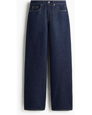 H&M Wide Ultra High Jeans - Blau