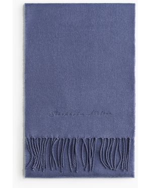 H&M Schal aus Webstoff - Blau