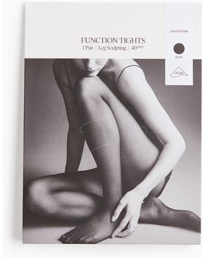 H&M Leg Sculpt Panty Met Lycra - Grijs