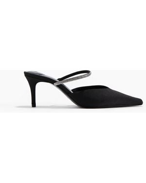 H&M Slip-in Sandaletten Met Decoraties - Wit