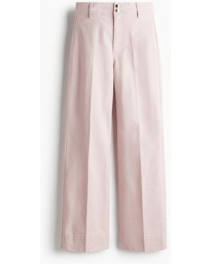 H&M Hose aus Canvas - Pink
