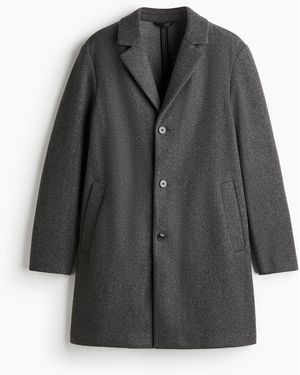 H&M Einreihiger Mantel - Grau