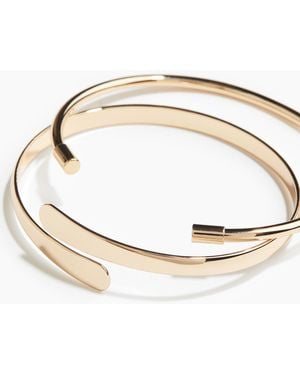 H&M 2er-Pack Armreife - Weiß