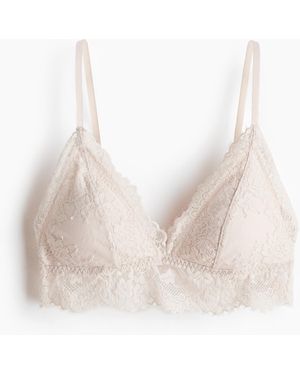 H&M Padded Soft-bh Van Kant - Wit