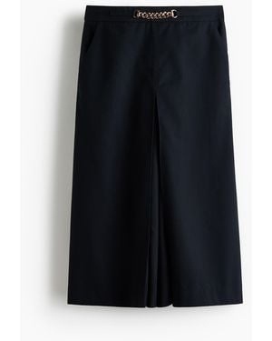 H&M Culotte Met Plooien - Zwart