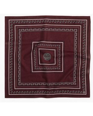 H&M Paisley Schal Weinrot - Lila