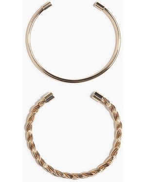 H&M 2er-Pack Armreife - Weiß