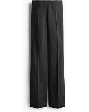 H&M Wollen Pantalon - Zwart