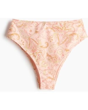 H&M Cheeky Bikinihose High Waist - Pink