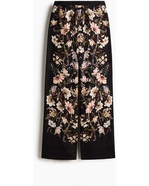 H&M Pull-on Broek Van Twill - Zwart