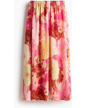 H&M Rok Met Drawstring - Rood