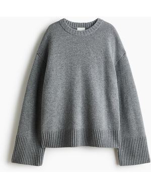 H&M Pullover aus Kaschmirmix - Grau