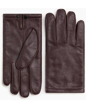 H&M Leren Handschoenen - Paars