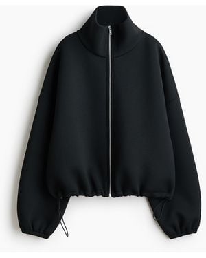 H&M Scubajacke mit Kordelzug - Schwarz