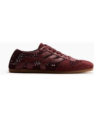 H&M Sneaker im Häkellook - Braun